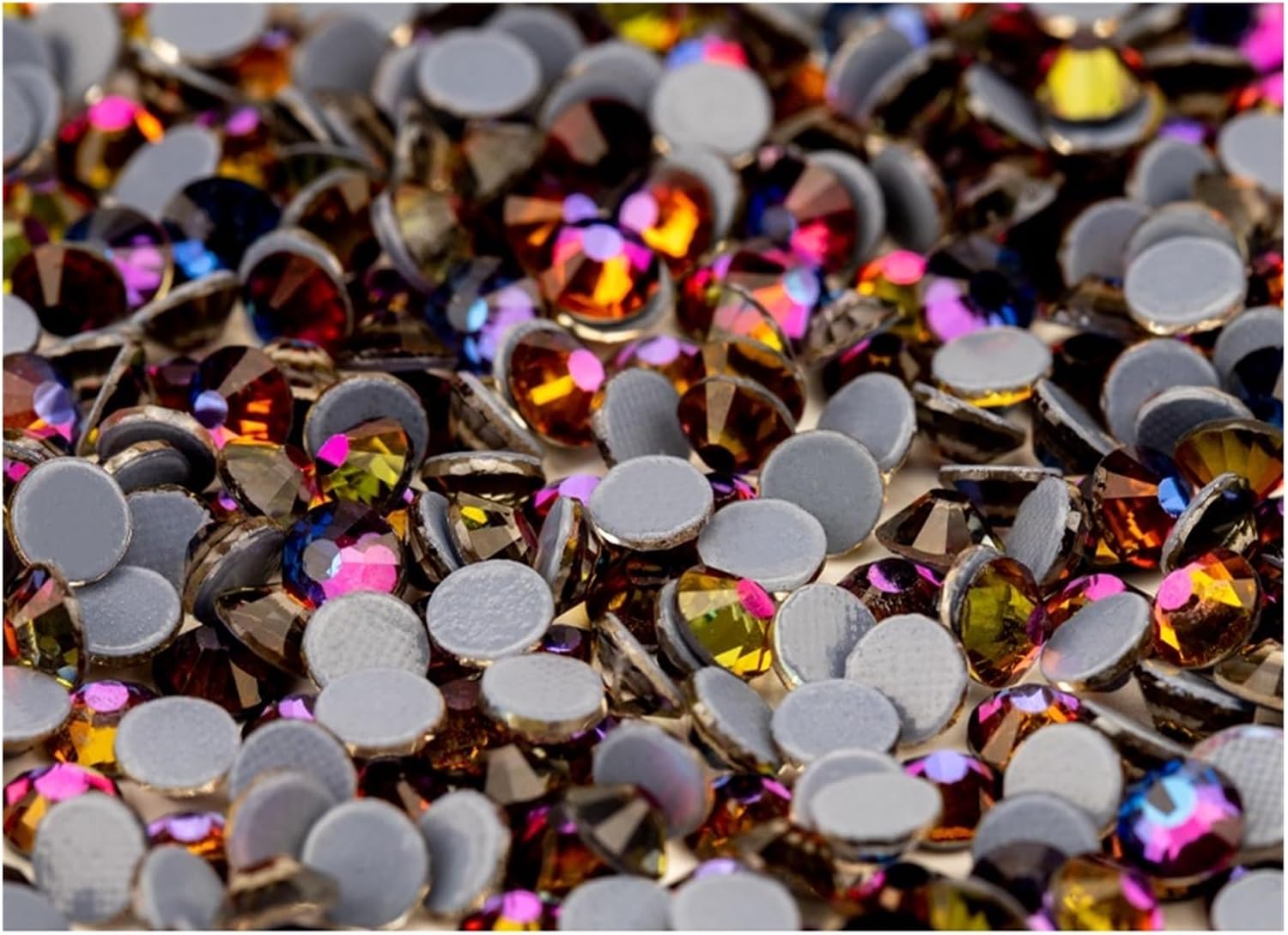 Multi-Color Glass Crystal Hot Fix Rhinestones Flatback Iron On Stones for DIY Nail Art Fabric Clothes Decoration(030 Sapphire,SS30-288Pcs)