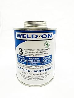 Weld-On 3 Pint, DCM & TCE Free Formula, Acrylics Adhesive