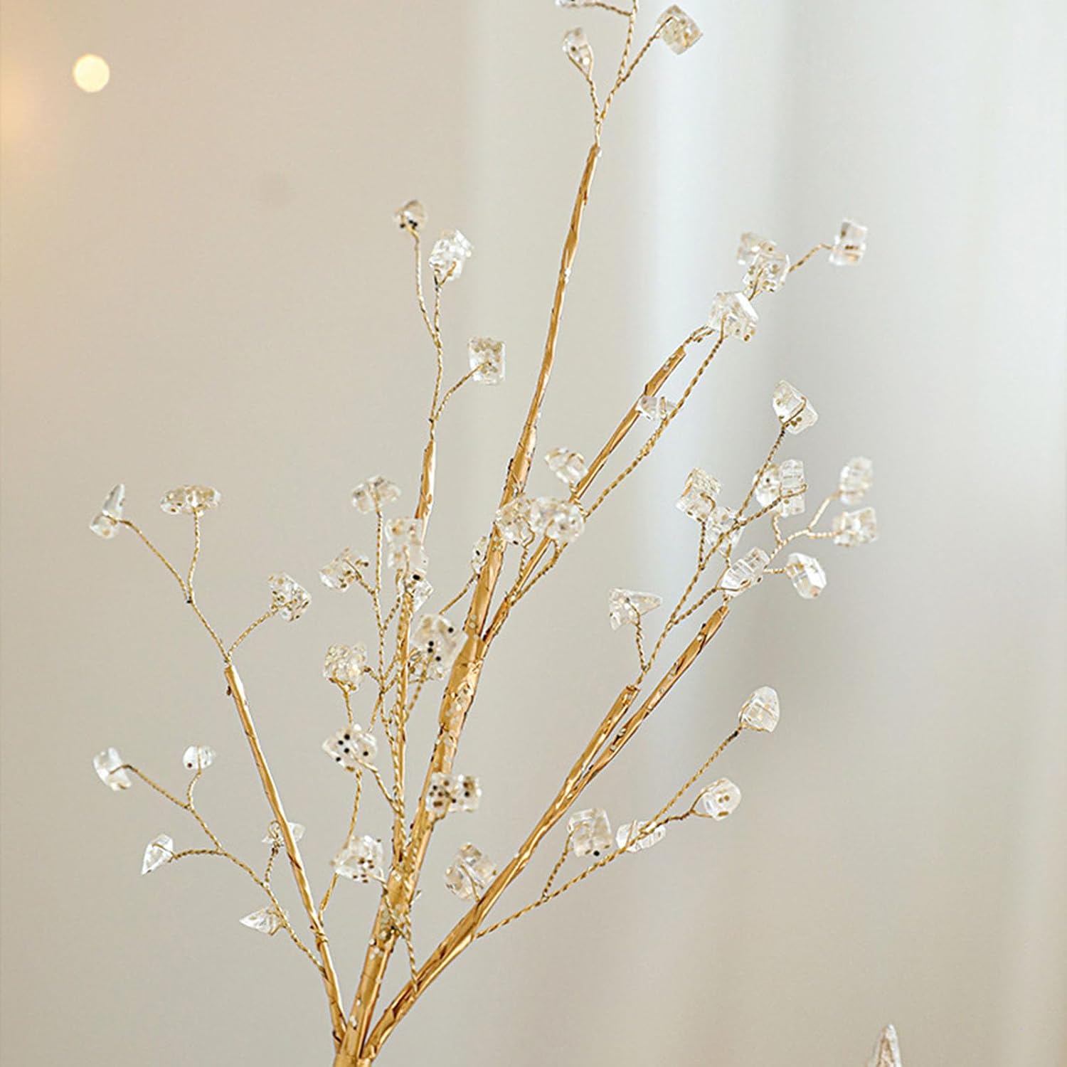Set of 5 Artificial Plant Branches for Christmas Tree Embellishment Holiday Vase Fillers Wedding Branch Decorations Festival Ornament Accessories