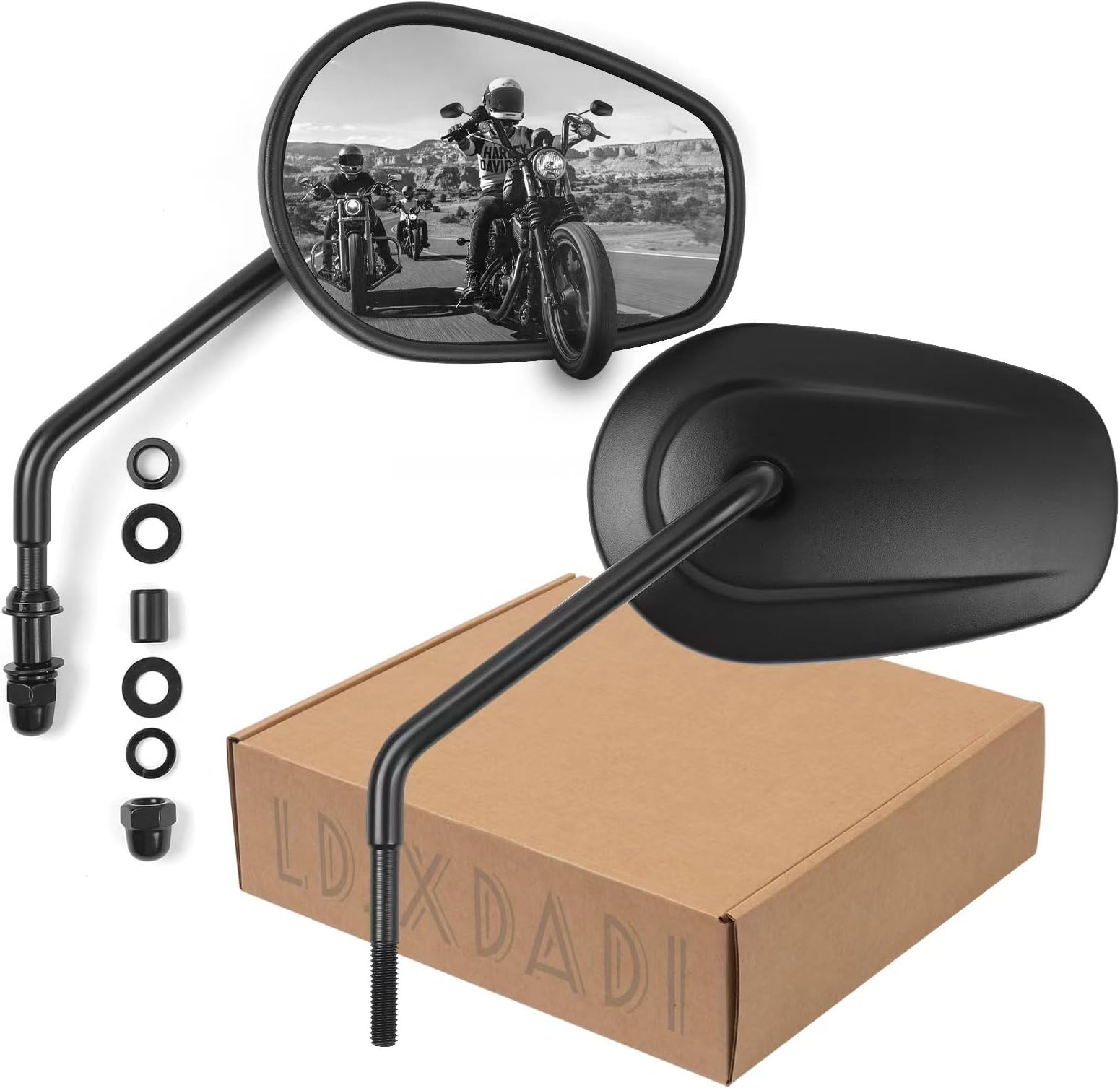 Motorcycle Handlebar Mount Mirrors