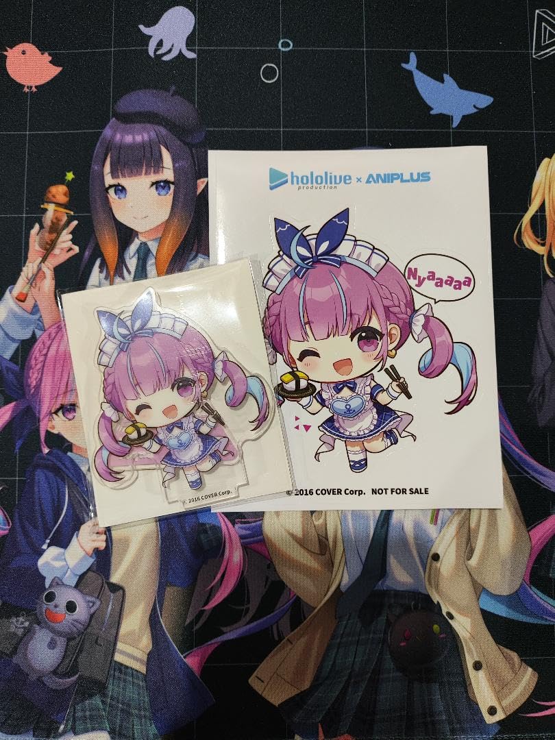 Amazon.co.jp: 湊あくあ シンガポール限定 ANIPLUS caf? アクスタ 