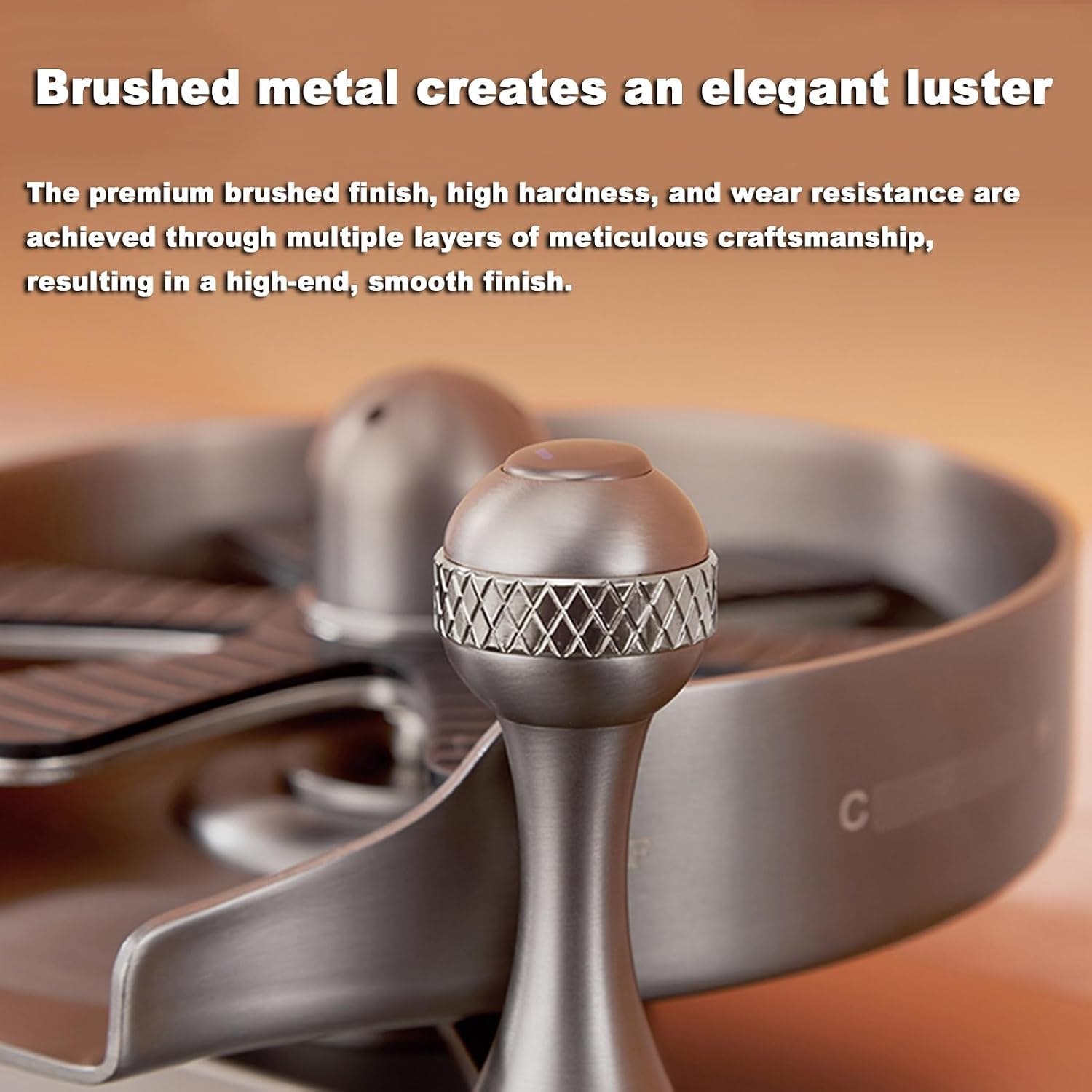 Metal Cup Washer for Sink, Stainless Steel Kitchen Cup Scrubber, 10° Gently Inclined Drainage/Hot and Cold Water Design, for Cups with a Rim Diameter of 4.5-11cm