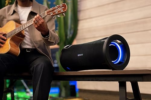 Miniatura 11 de Sony ULT Field 7 - Altavoz inalámbrico Bluetooth para fiestas, IP67 impermeable, graves potentes, batería de 30 horas, karaoke, mango cómodo y luces
