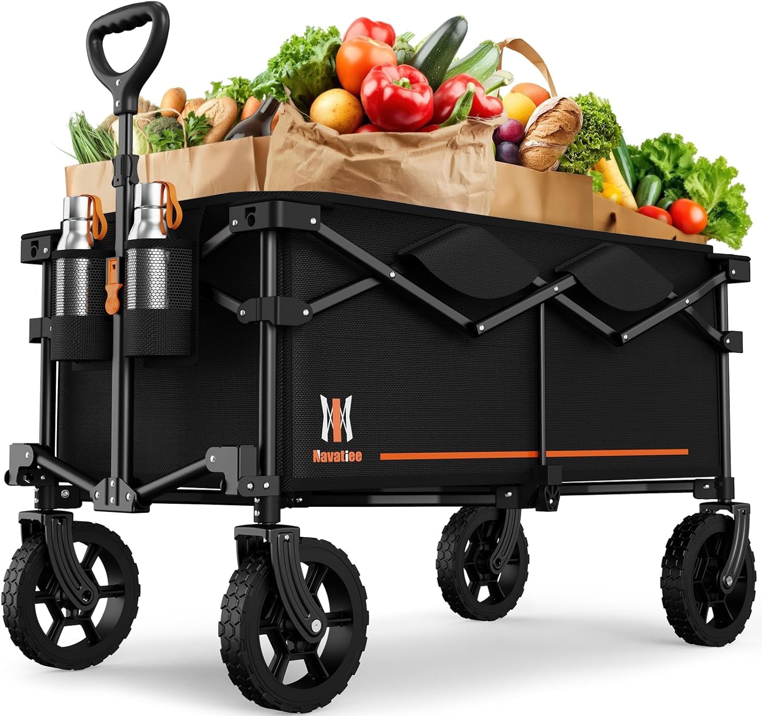 Amazon.com : Navatiee 140L Collapsible Folding Wagon, Large