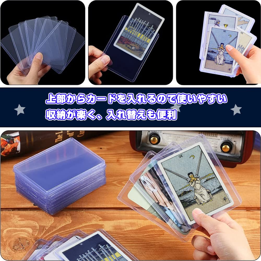 Amazon.co.jp: トップローダー 個別収納 キズ防止 カードスリーブ 汚れ