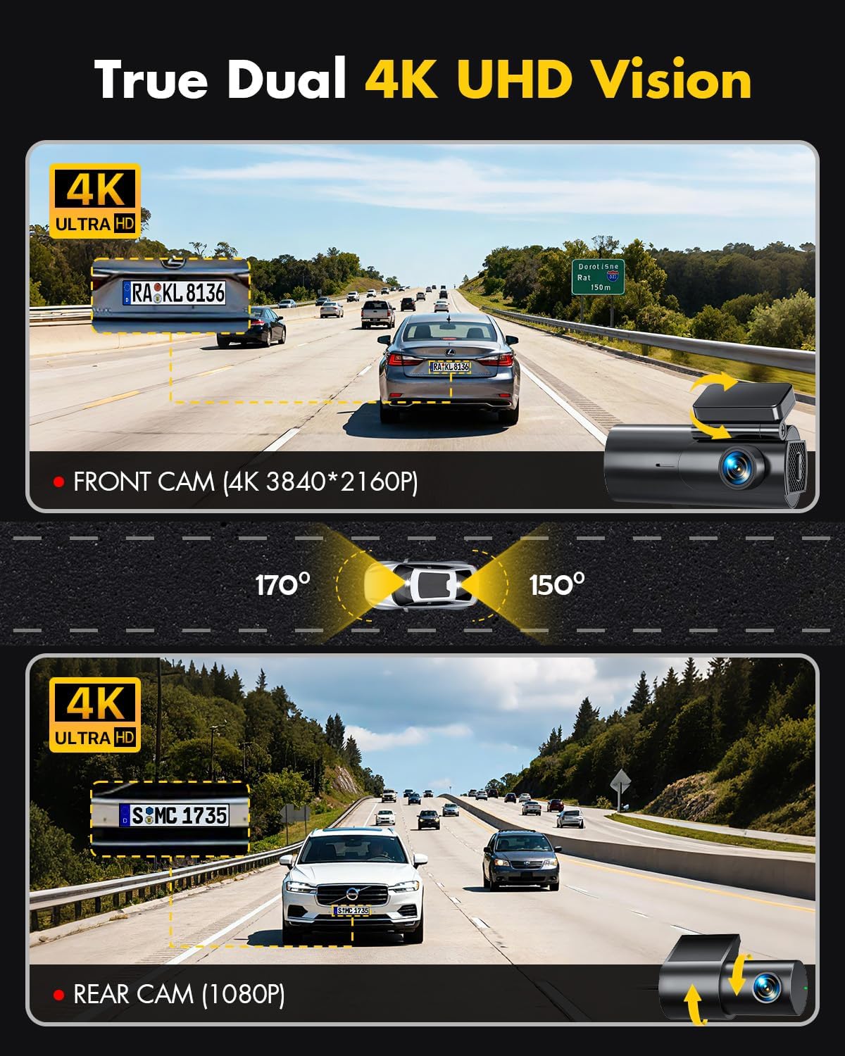 GKU 4K Dash Cam Review: Night Vision Performance