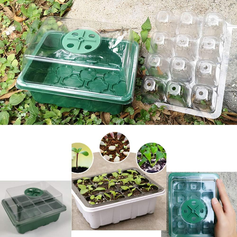 12 packs Seed Starting Trays with Dome Seedling starter tray