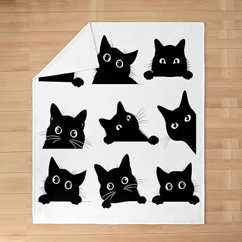 Miniatura 3 de Manta de forro polar para niños, mascotas, gatos, manta mullida para cama, sofá, sofá, manta de cama con animales 3D para todas las estaciones,