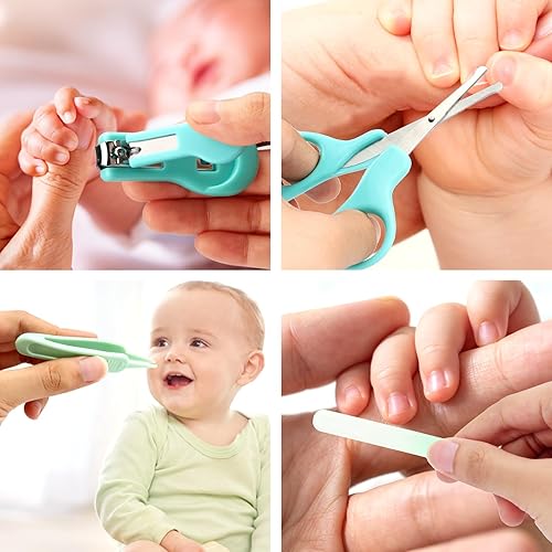 Miniatura 6 de Juego de cepillos de pelo de cabra para bebé, peine de madera para masaje, peine de cuero cabelludo, kit de cuidado natural seguro para el cabello,