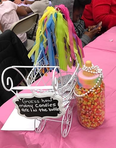 Miniatura 5 de 60 tarjetas de juego de adivinanzas de caramelo - Adivina cuántos en el tarro - Colección de fiesta de baby shower