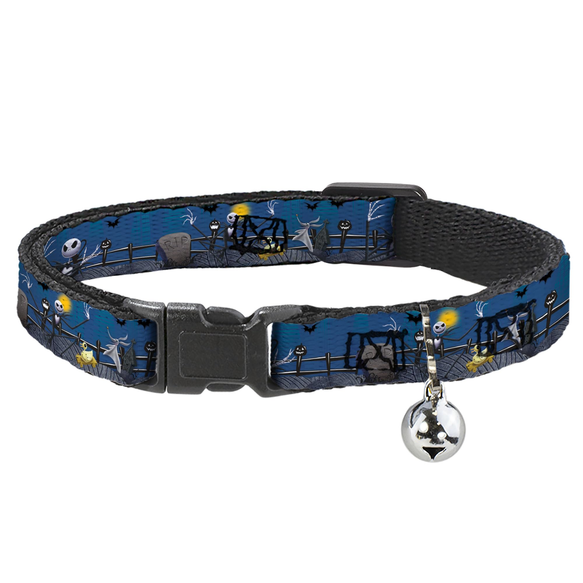 Collar para gato Buckle Down NBC con diseño de Zombie Duck y Cero, ajustable de 9 a 15 pulgadas