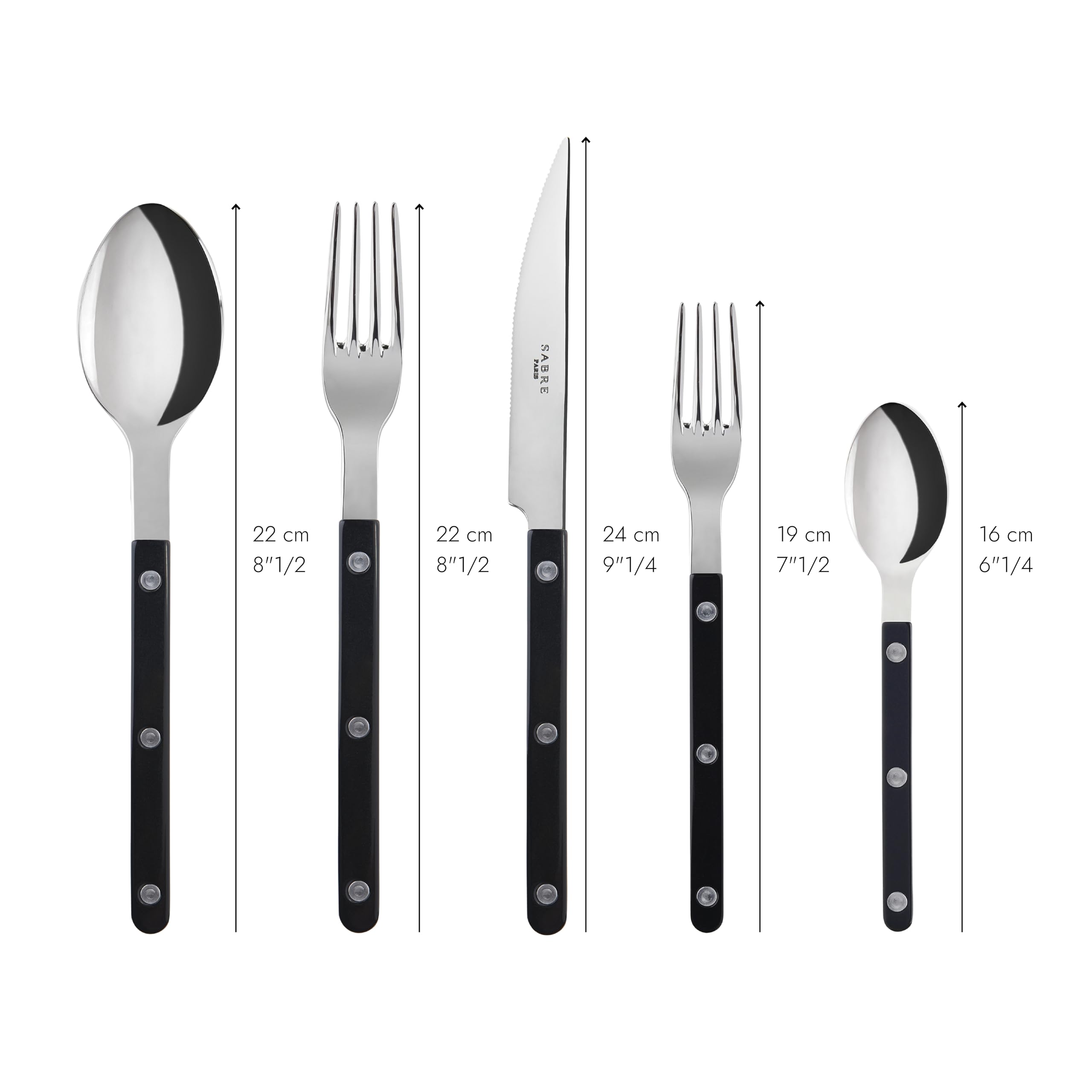 Amazon.com: SABRE PARIS - 20-Piece Flatware Set for 4 - Bistrot