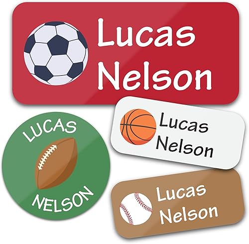 130 Etiquetas de nombre personalizadas para guardería, impermeables, adhesivas, personalizadas, para ropa, botellas de agua, loncheras y suministros