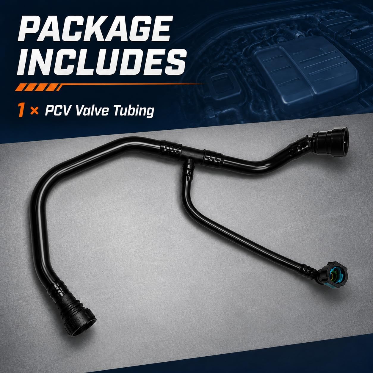 12673862 PCV Valve Tubing, Positive Crankcase Ventilation Tube PCV Hose, Replace 12666669, Compatible with Chevy Cruze Malibu Trax 1.4L 1.5L