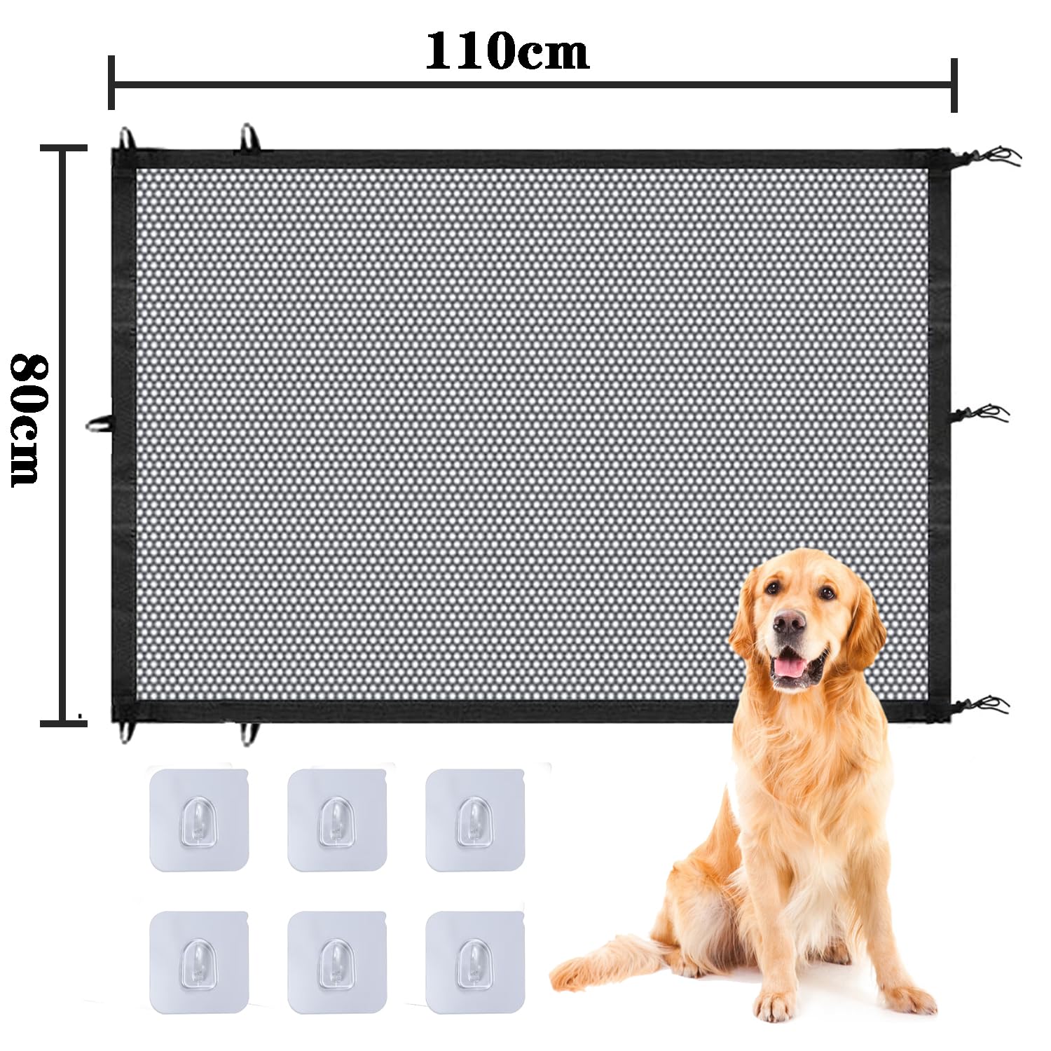 Barriere de Securite Enfant sans Percage Pet Barrière de Sécurité Chat Chien Lapin Bébés Barriere Escalier