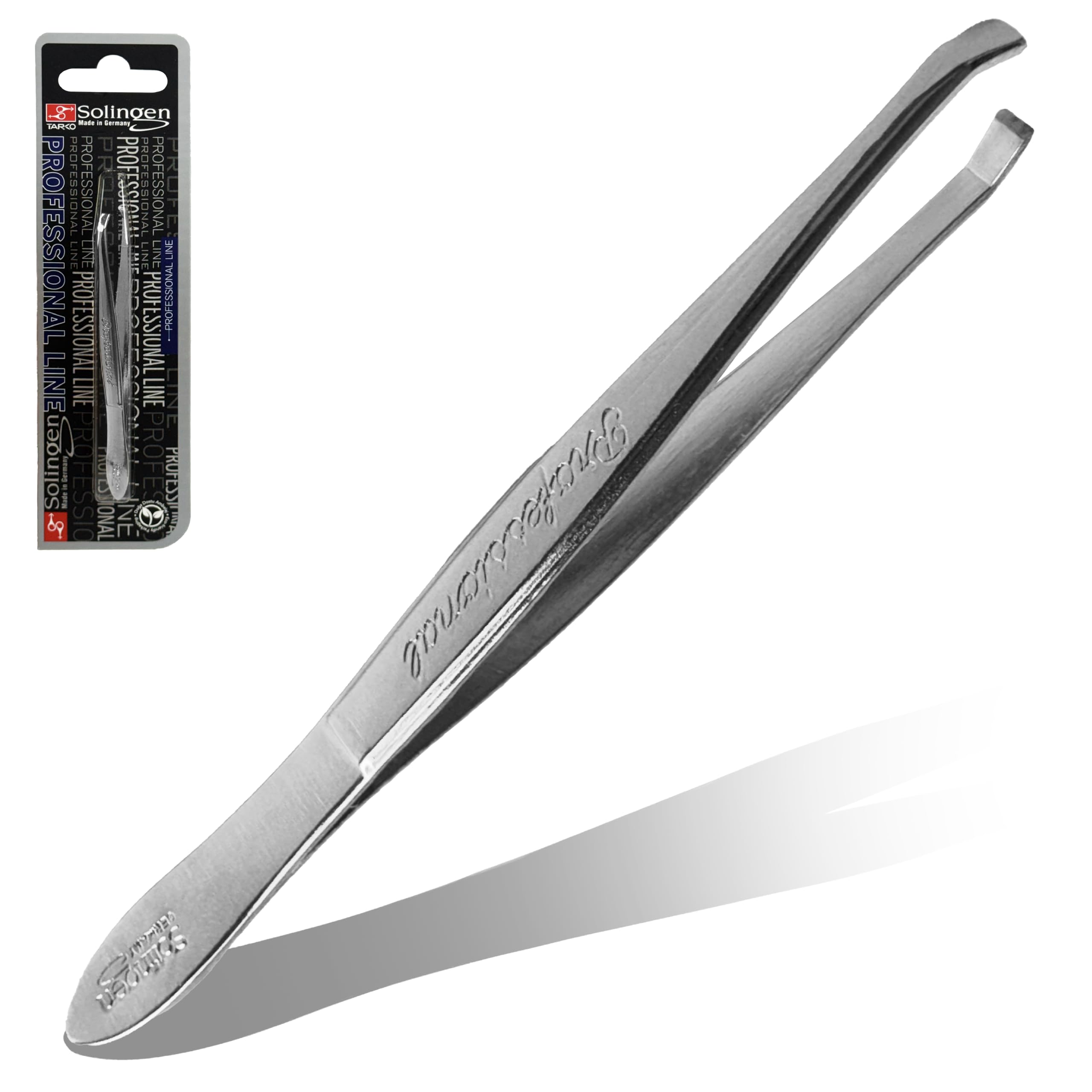 Amazon.com : Solingen Germany Slant Tip Stainless Steel Eyebrow