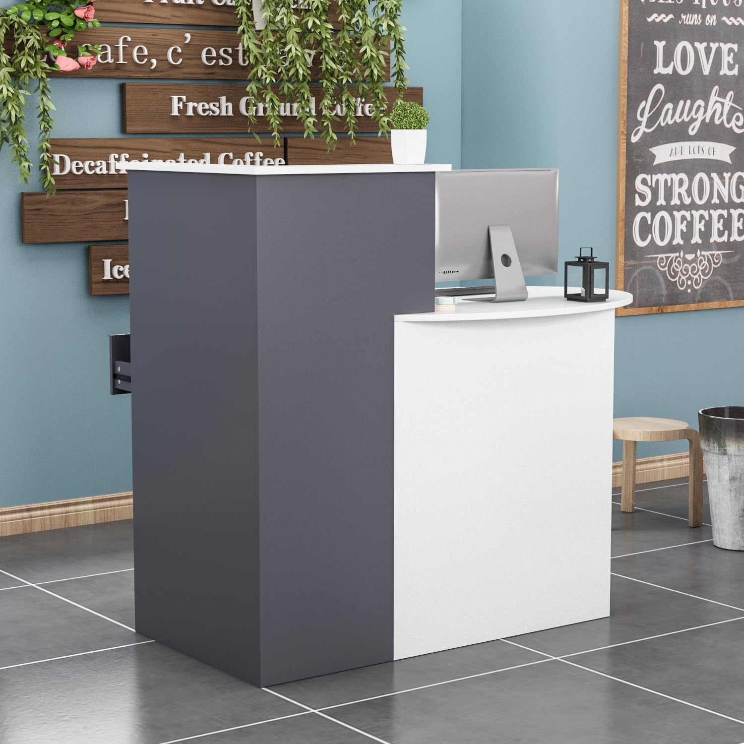 Luxe Moderne Conception De Comptoir De Réception De Bureau Pour Des