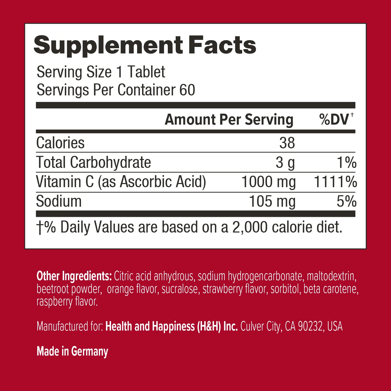 Buy Swisse Vitamin C 1000mg Vitamin C Tablets Dissolve in Water