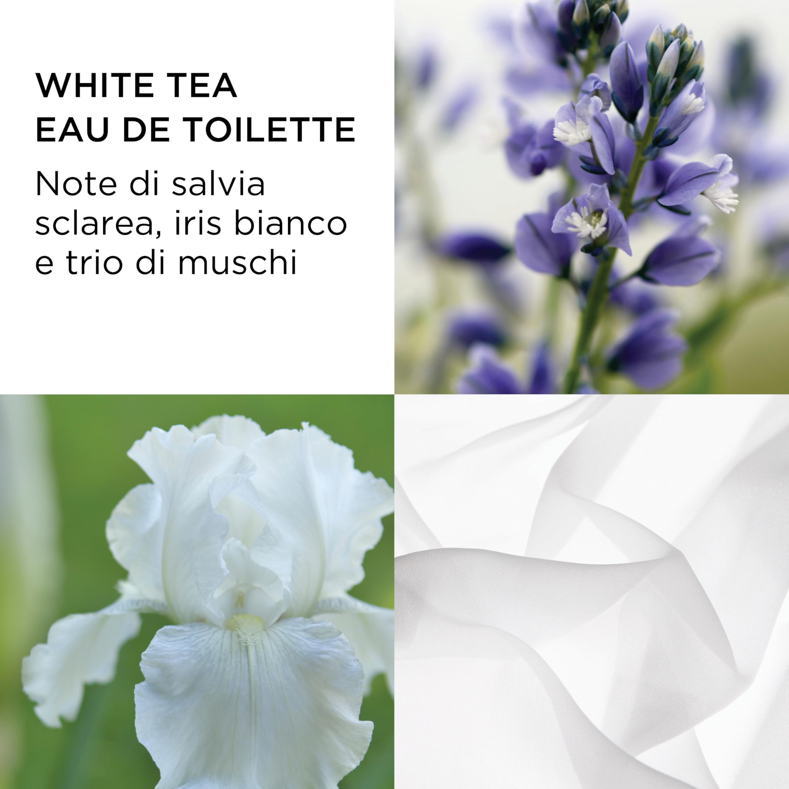 Elizabeth Arden - White Tea, Set Regalo Donna White Tea Eau de Toilette 100 ml e Crema Corpo Idratante Profumata 400 ml, Cofanetto Regalo Donna