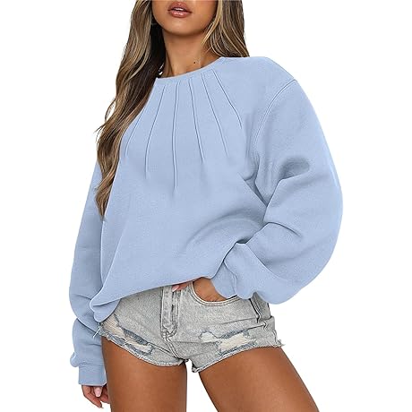 Cozy and Comfy: oipunshle Crewneck Sweatshirt for Women
