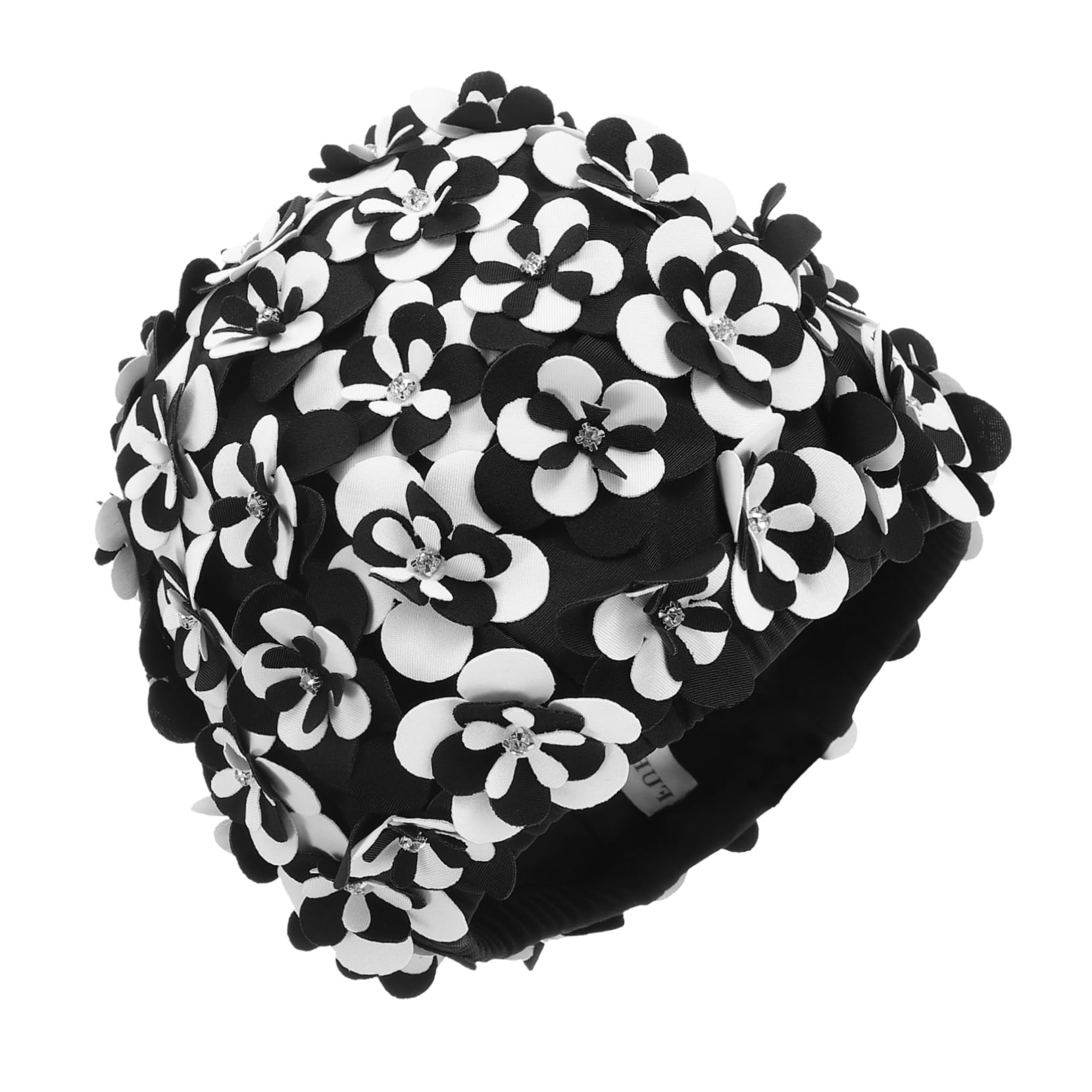 BESPORTBLE Gorro de natación Gorro de baño Impermeable Gorra de natación para Mujer Tapa Nadar Gorro de Piscina Gorros de Natacion para Mujer Gorras de natación de Verano Nylon Black