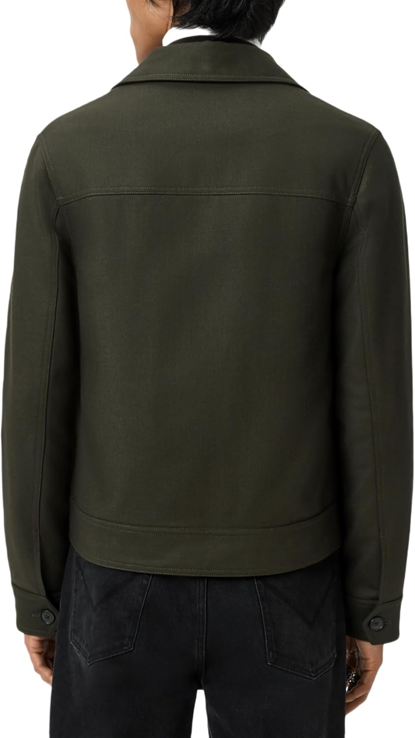 John Varvatos Men's Dey Jacket, Army Green - Image 4