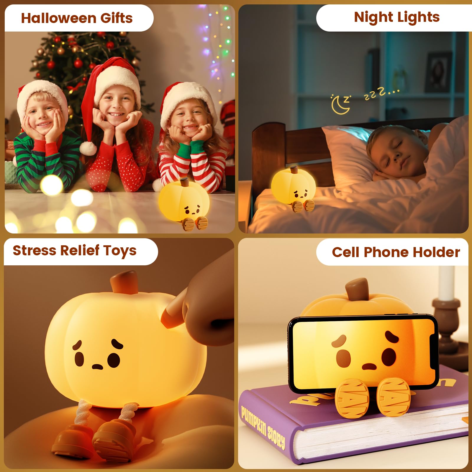 ZWOOS Luce Notturna Per Bambini, 3 Modalità Di Luce, Lampada Da