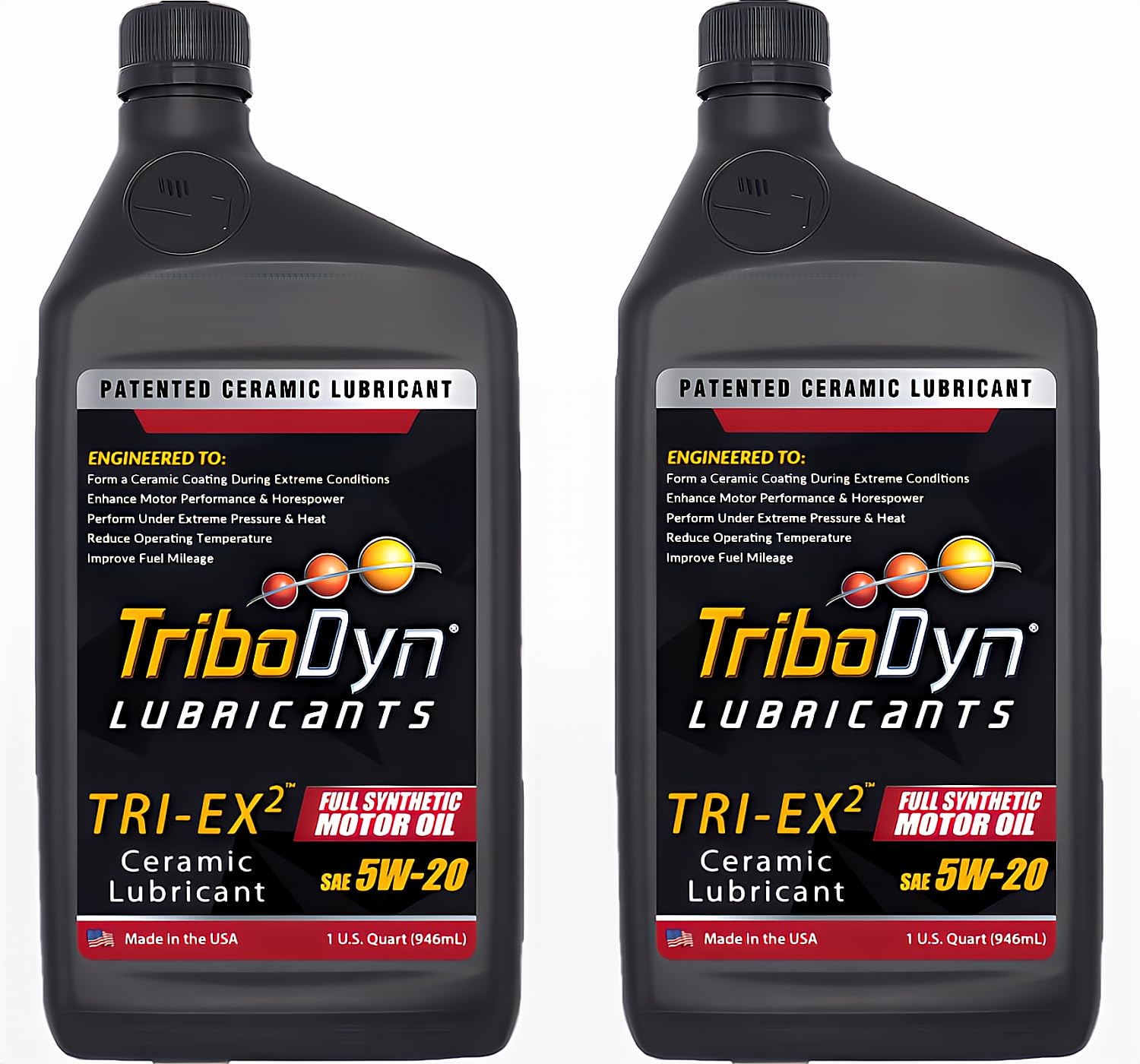 Ceramic SAE 5W-20 Full Synthetic Motor Oil API SP 2 Quart Pack
