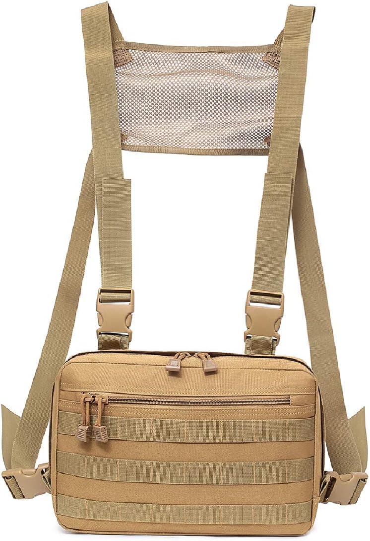 TRIWONDER Tactical Chest Rig Bag Recon Kit Bags Chest Pack Molle