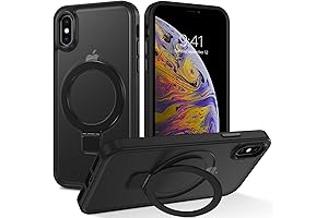Kwhy iPhone Xs Max Case Magnetic with Ring