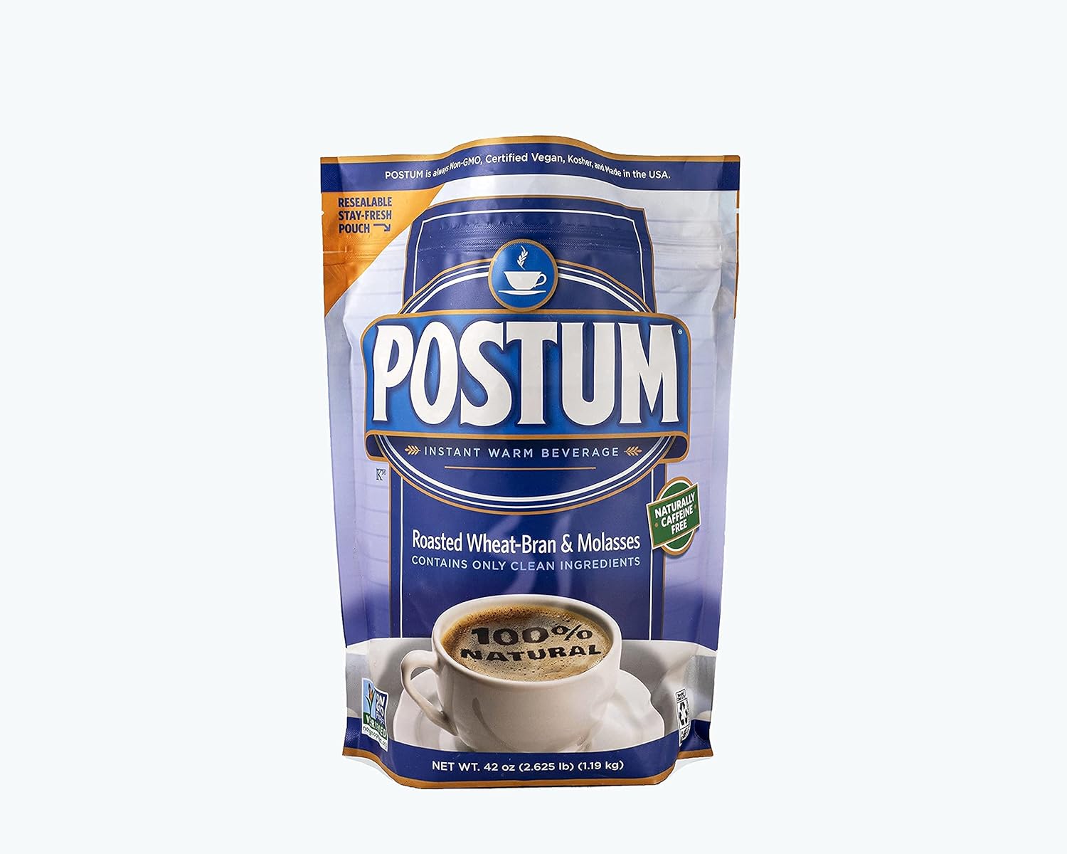Postum Wheat Bran & Molasses Coffee Alternative Natural