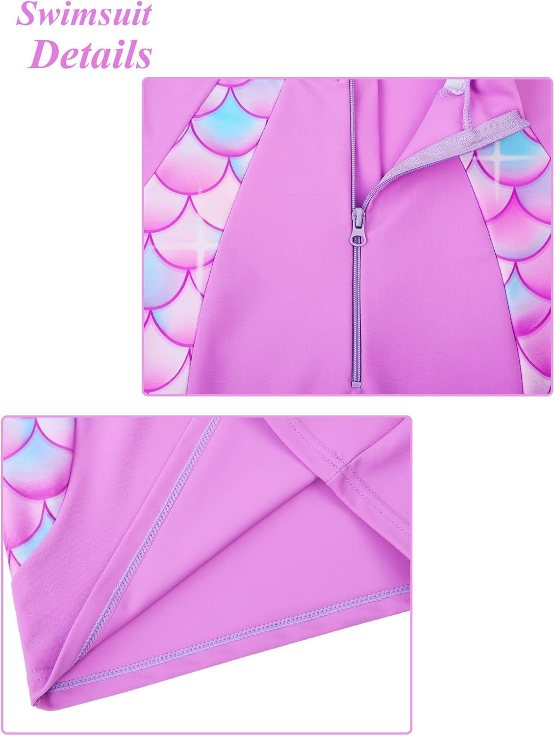Girls Rash Guard Swimsuits Set 2 Pcs Bathing Suit UPF50+ Short Sleeve Kids Beach Swimming Skirts with Shorts Swimwear 3-14Y - Image 4