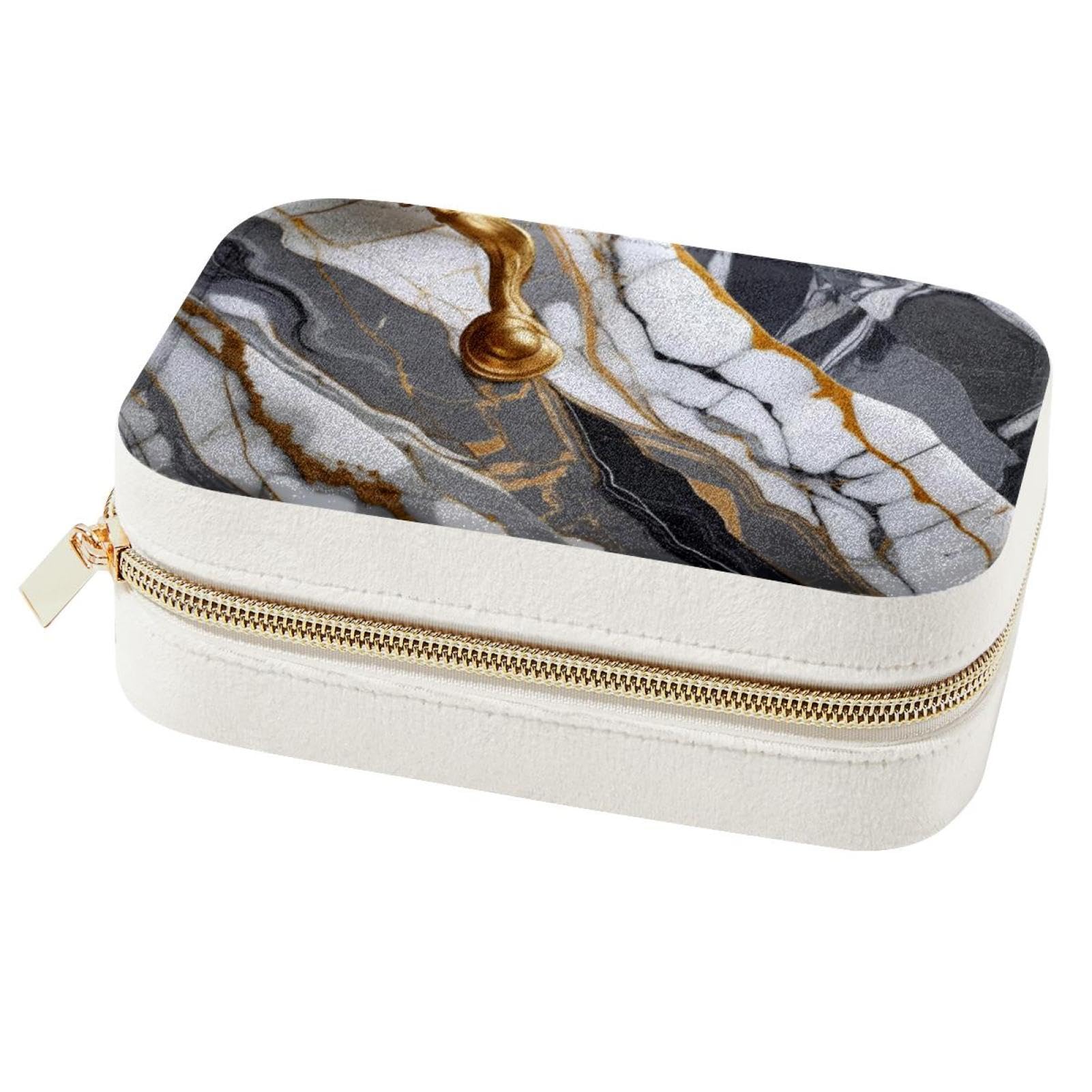 Boîte à bijoux de voyage avec compartiments anti-nœuds