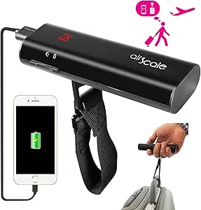 OAXIS AirScale, Gepäckwaage Schwarz schwarz Einheitsgröße