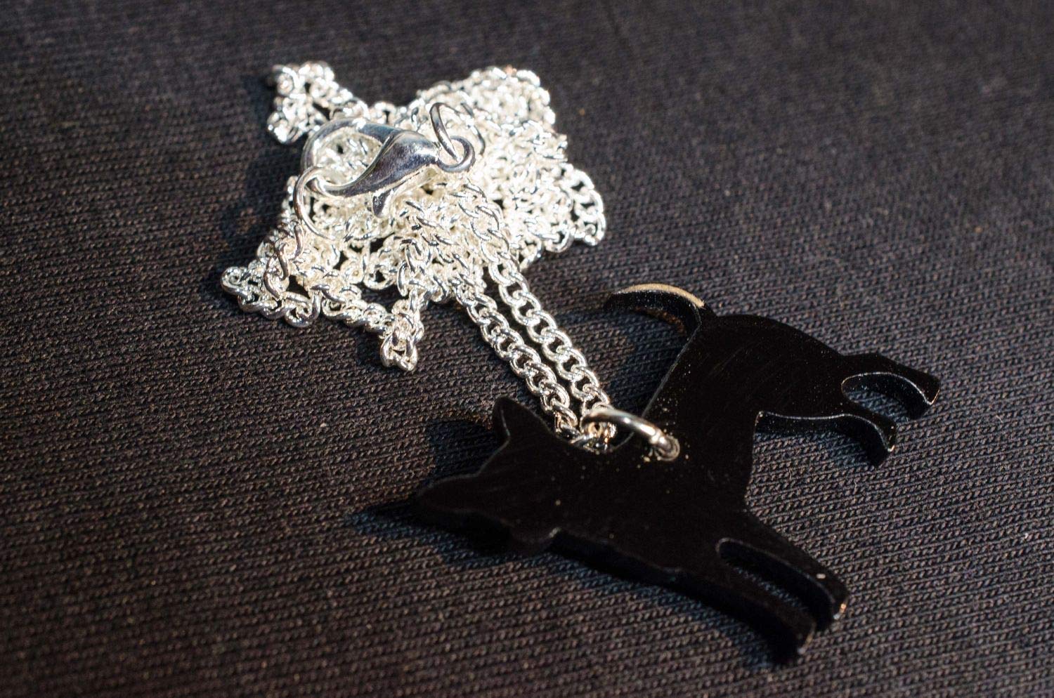 Miniblings Chihuahua Necklace 45Cm Dog Animal Pet Dogs Laser Cut, Multicolored, 25mm - Image 3