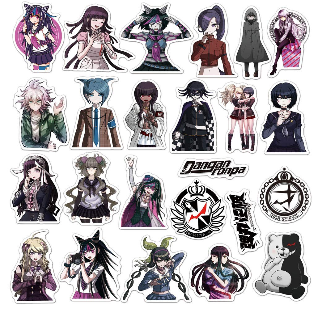 Danganronpa Sticker Pack 50pcs, Vinyl Sticker for Water Bottles Laptop Skateboard Notebook Gift for Adults Kids Teens - Image 4