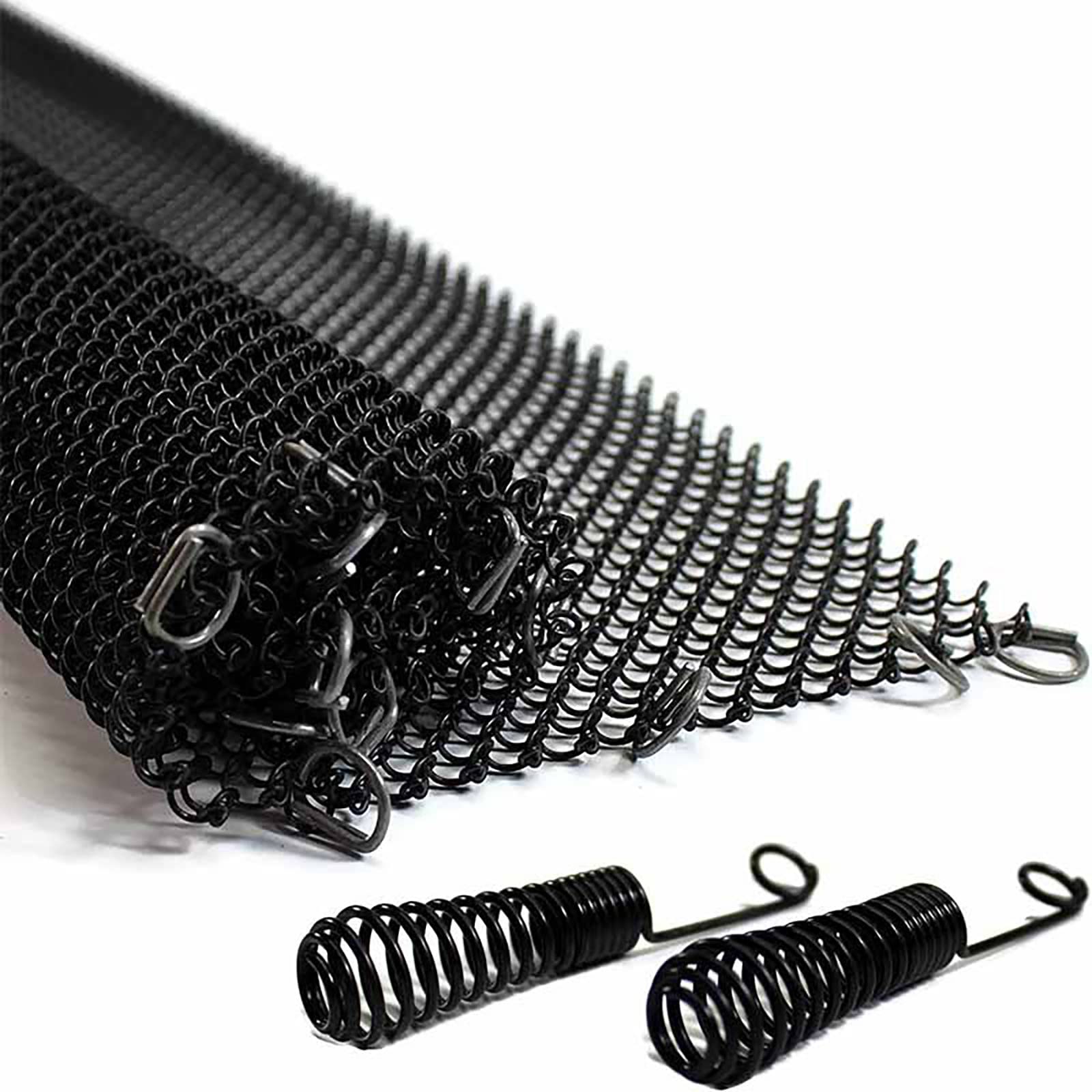 SPORTARC Pare-feu rideau moustiquaire maille cheminée pare-étincelles noir 61 cm