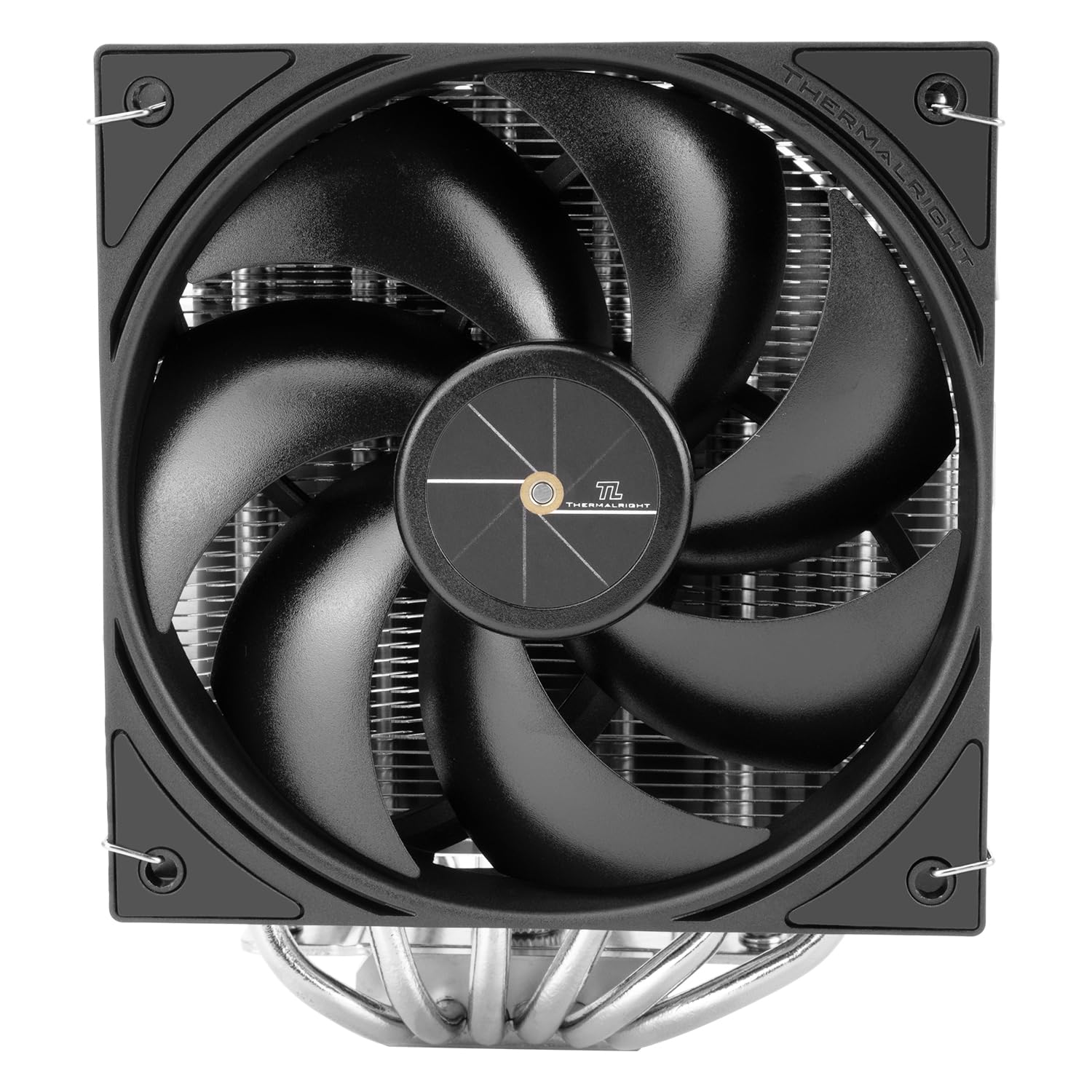 Thermalright Peerless Assassin 120 Black V3 Chłodnica procesora, 6 rur Heatpipes AGHP, 2 wentylatory PWM 120 mm, prędkość 2000 obr./min, do AM4/AM5, Intel LGA 1851/1700/1150/1151/1200/2011
