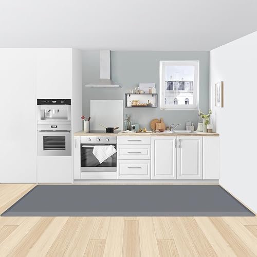 Miniatura 326 de KitchenClouds - Tapete antifatiga acolchado para cocina, impermeable, antideslizante, cómodo, para escritorio de pie, fregadero y oficina, 17.3 x 39