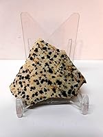 Vista 3 de Rockhound's 1st Choice Kit de recambio de gemas de vaso de roca - Jaspe dálmata mexicano áspero - 8 onzas