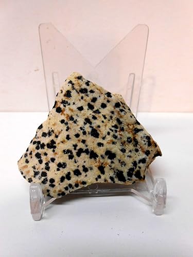 Miniatura 3 de Rockhound's 1st Choice Kit de recambio de gemas de vaso de roca - Jaspe dálmata mexicano áspero - 8 onzas