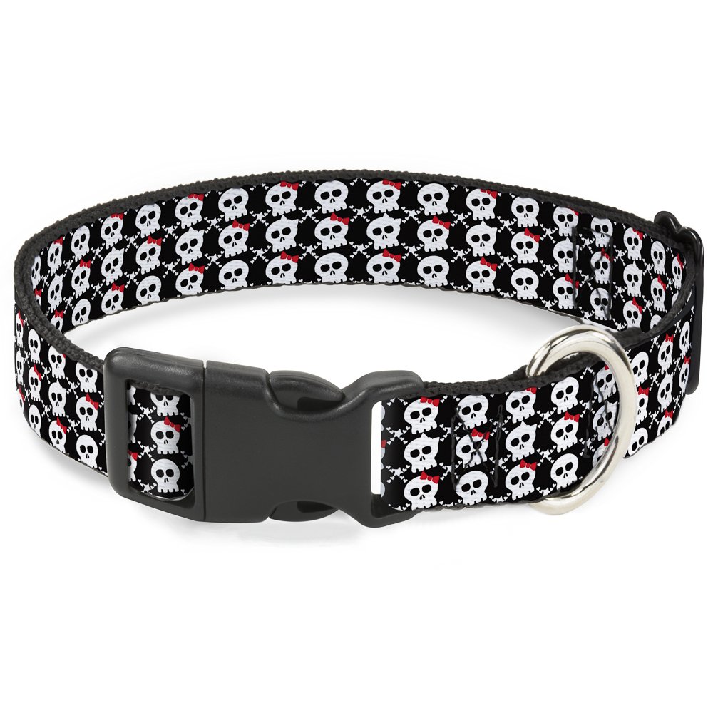 Collier pour chien à motifs crânes idéal pour les promenades en ville et au parc