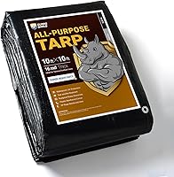 Vista 11 de GUARD SHIELD Lona de polietileno verde y plateado superresistente de 12 x 12 pies, impermeable, 5/8 pulgadas de grosor, resistente a los rayos UV