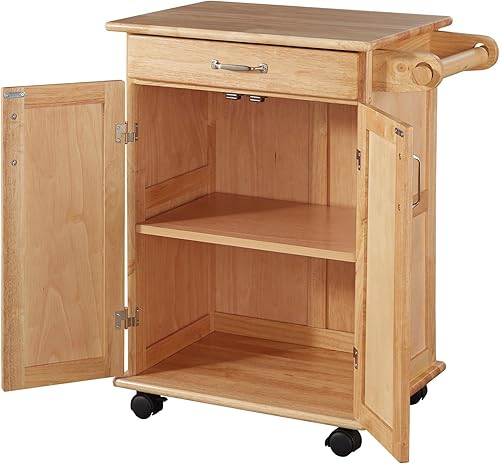 Miniatura 6 de Homestyles General Line Carrito móvil de cocina, MUEBLES, natural