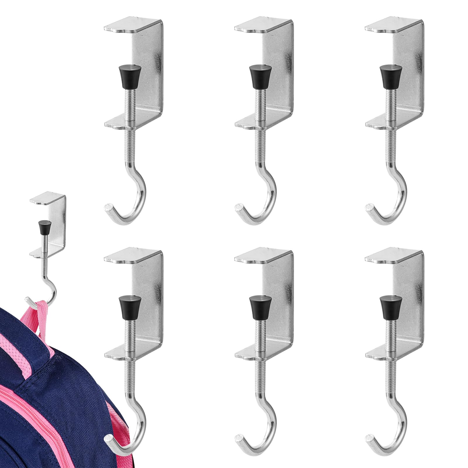6 sztuk wieszaków do torebki, na stół, do torebki, torebki, torebki, na stół, torbę, plecak, biurko, torebkę