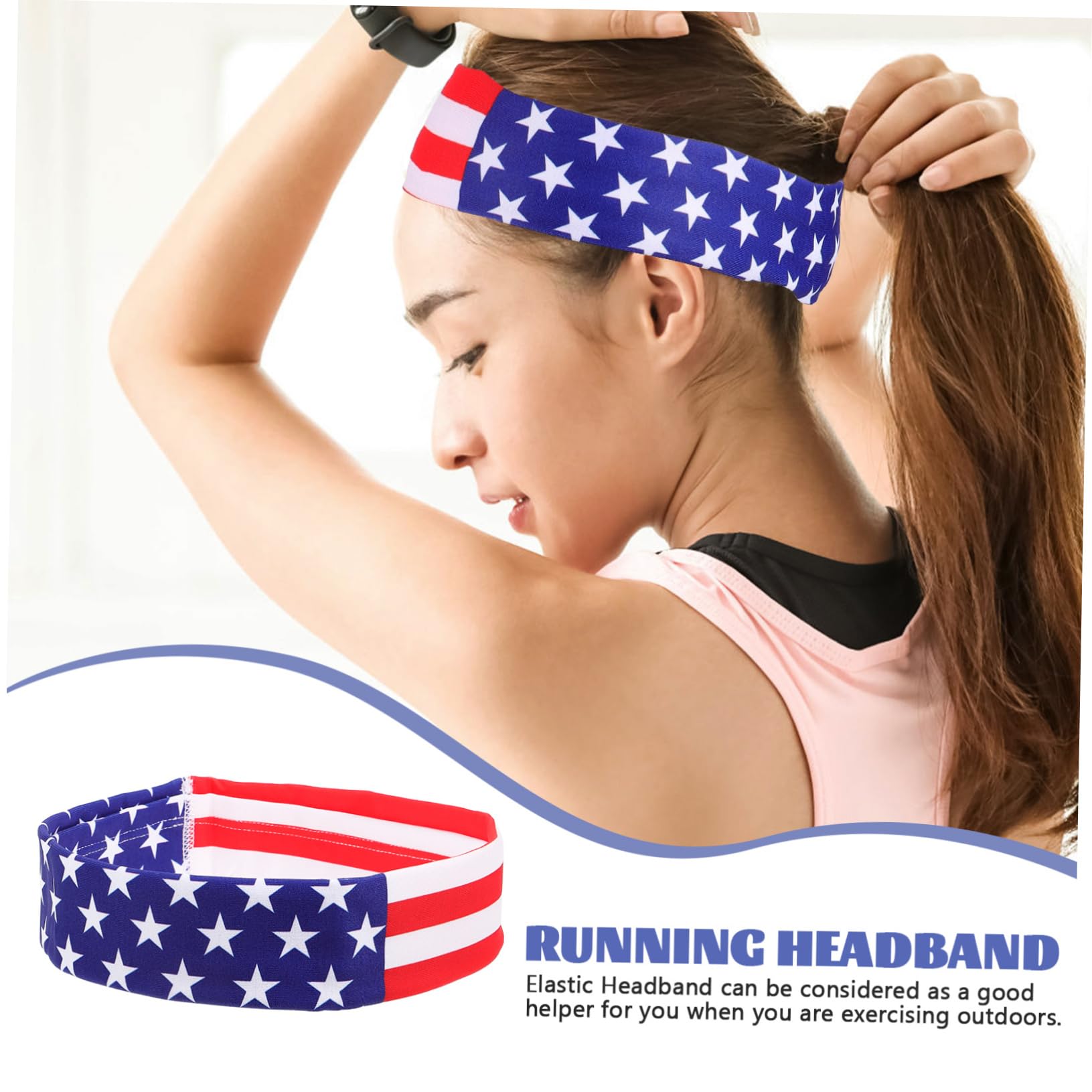 BESPORTBLE fascia antitraspirante fascia per il sudore fasce per il sudore per le donne fasce per le donne cuffie bandana bandane fasce che assorbono il sudore fascia sportiva Poliestere