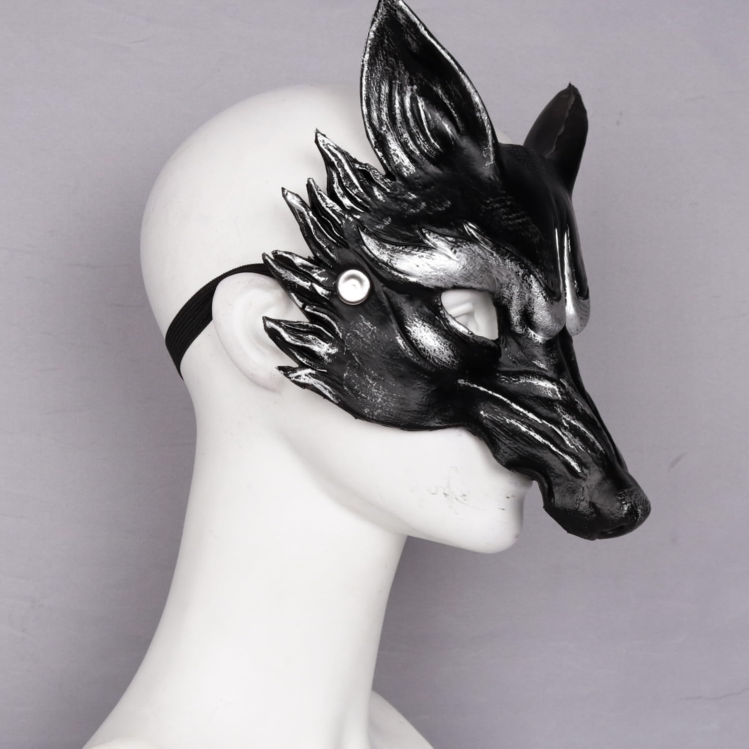 L'VOW Adult Full Face Mask Animal Skull Mask Realistic Scary Head Mask for Masquerade Halloween Party - Image 5
