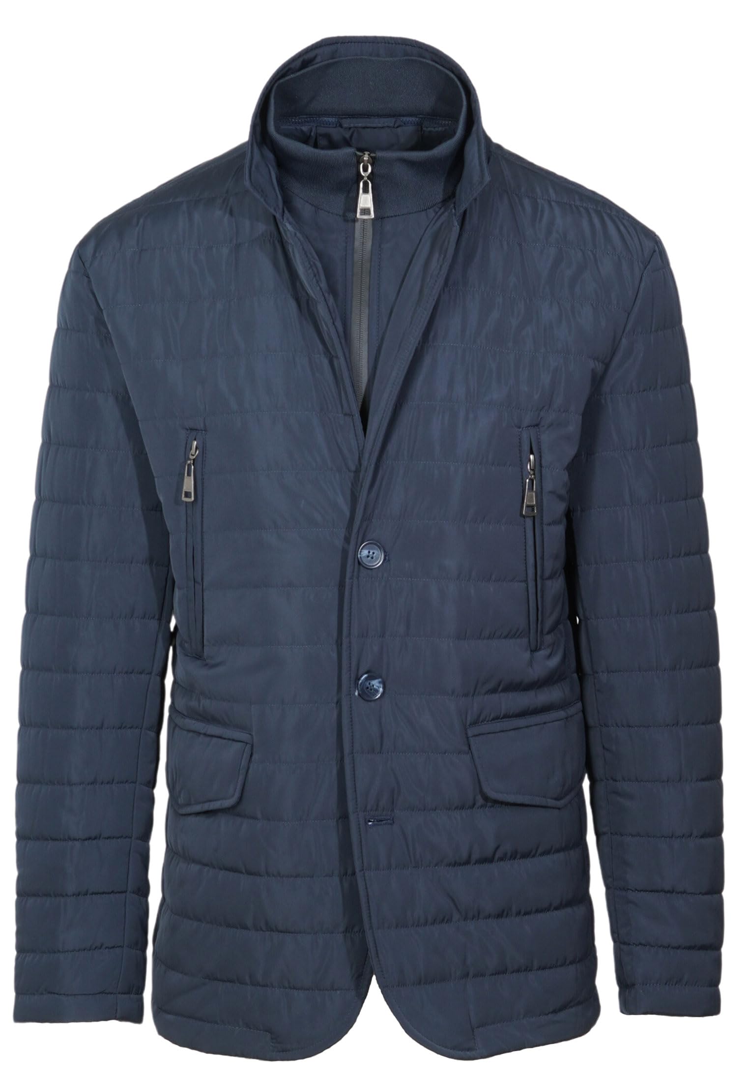 Ciabalù Giacca Uomo Invernale Trapuntata Elegante Giubbotto Imbottito Classico Slim Fit con Pettorina