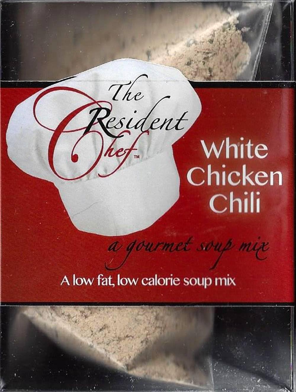 The Resident Chef *White Chicken Chili* Gourmet Low Fat, Low Calorie Soup Mix