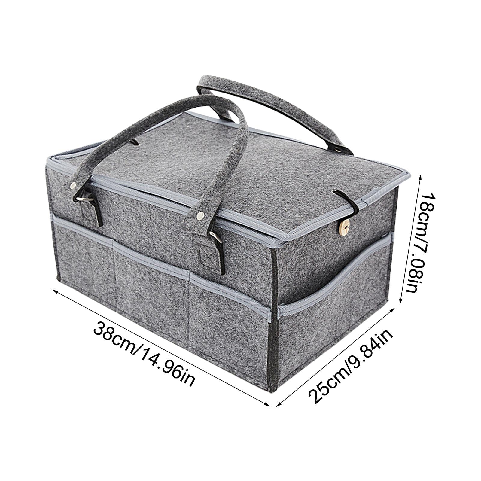 Wickeltasche Aus Filz - Praktischer Windel-Organizer Für Unterwegs